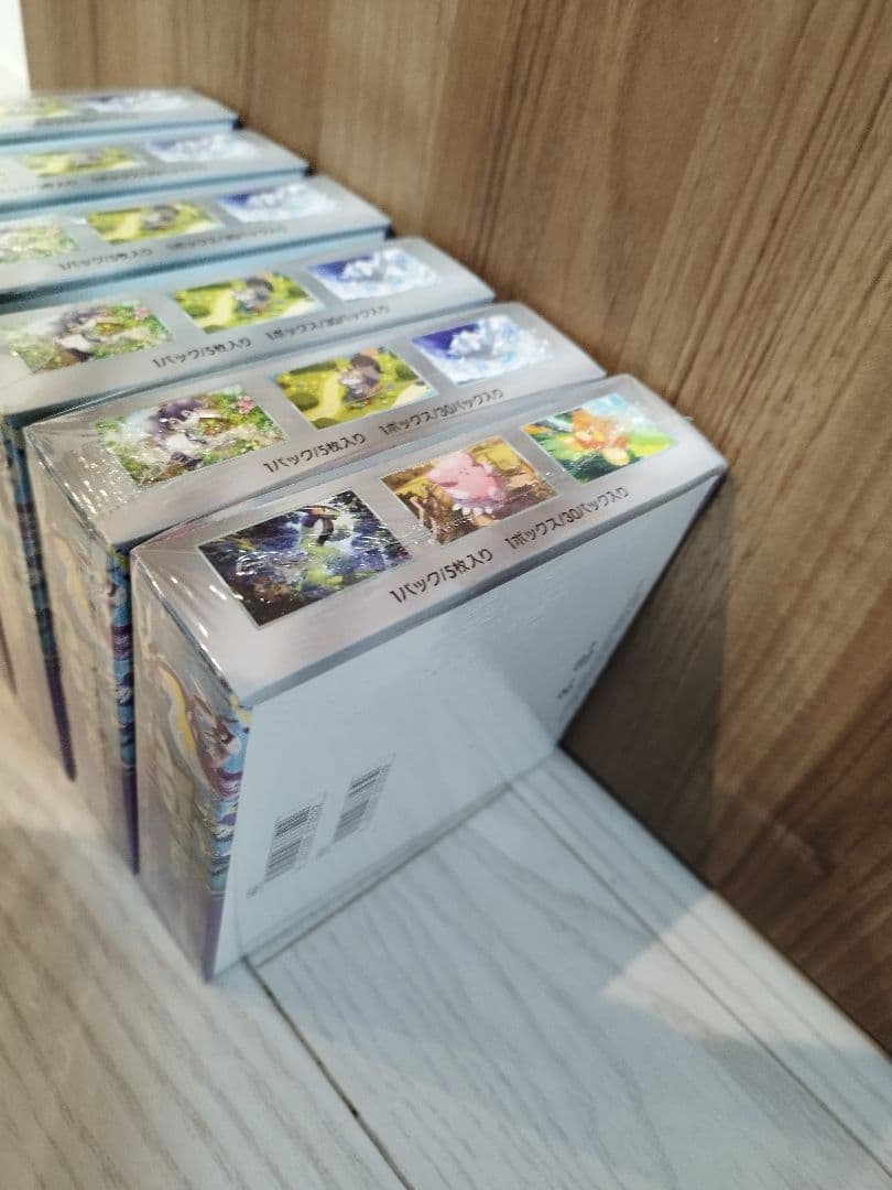 【新品未開封】ポケモンカードゲーム バイオレットex 6box シュリンク付き
