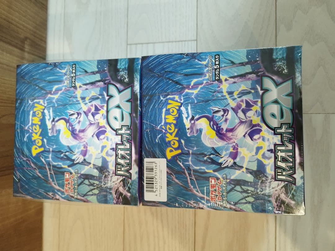 【新品未開封】ポケモンカードゲーム バイオレットex 6box シュリンク付き