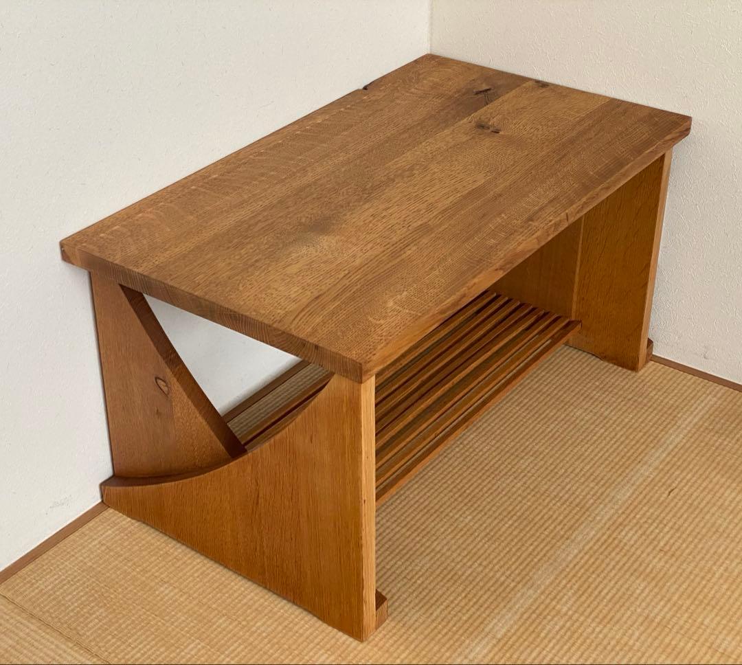 美品　HIDA　飛騨産業 無垢材ローテーブル