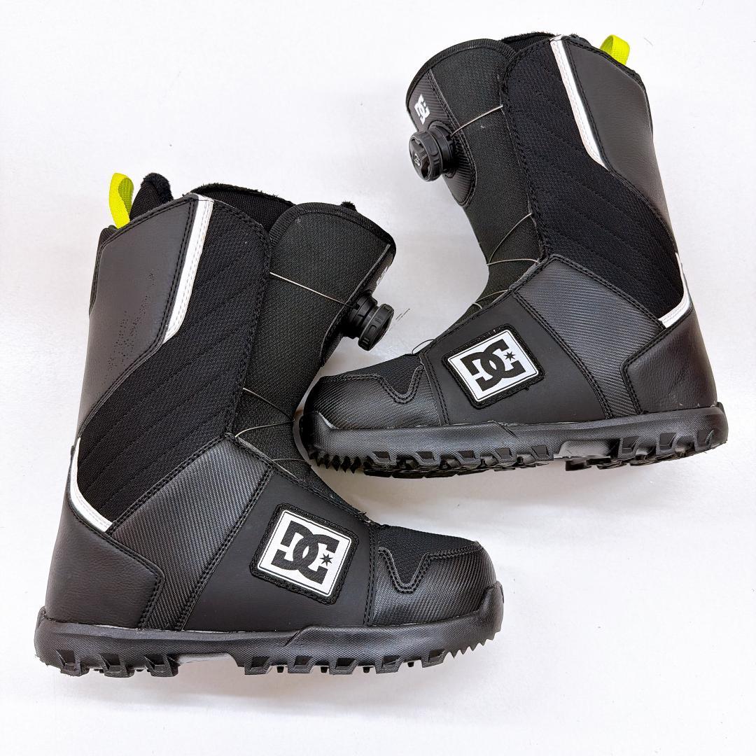 【良品】DC スノーボードブーツ BOA ブラック　25.5cm　メンズ