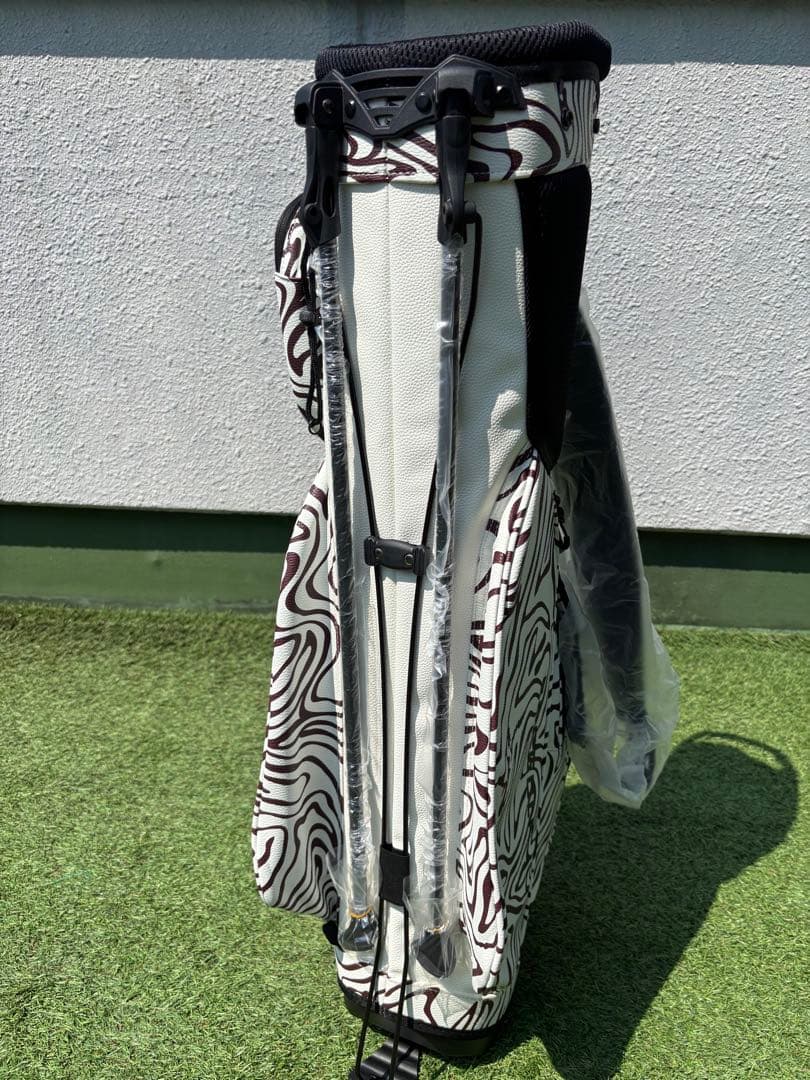 BSEGOLF スタンドキャディバッグ　新品　ゴルフバッグ　アニマル柄　ゼブラ柄