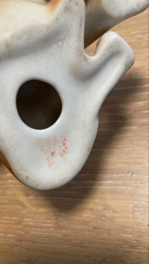 希少　ロモノーソフ　陶器製ヒョウと子ライオンフィギュアセット