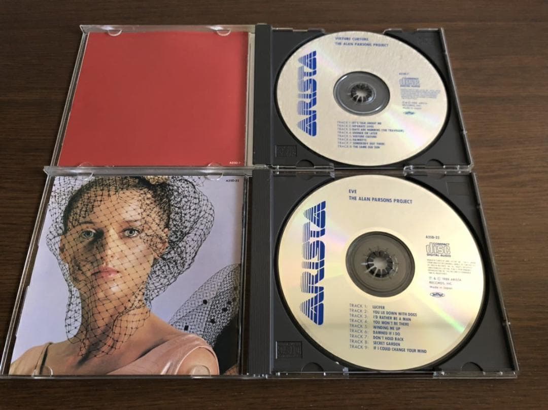 アラン・パーソンズ・プロジェクト 旧規格2タイトルセット 日本盤 税表記なし 帯