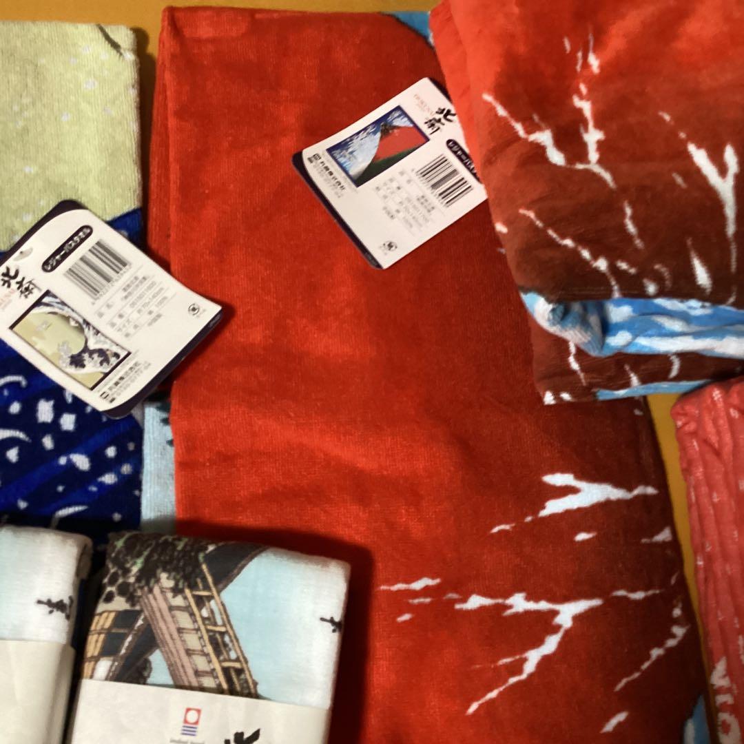 2366 北斎富士山タオルおまとめ &バッグ