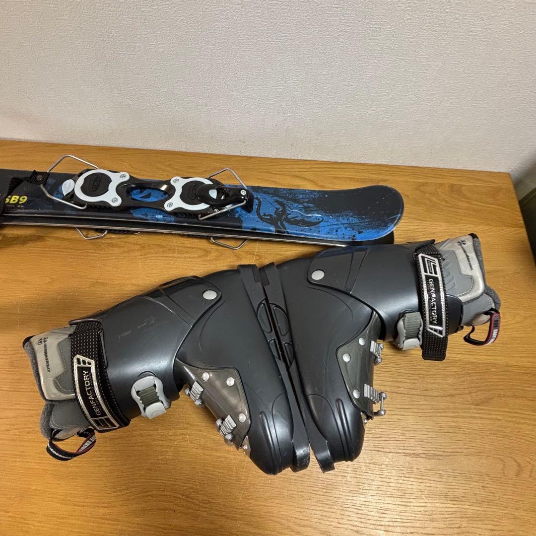メンズショートスキーセット　Salomon GEN 27-27.5cm ブーツ付