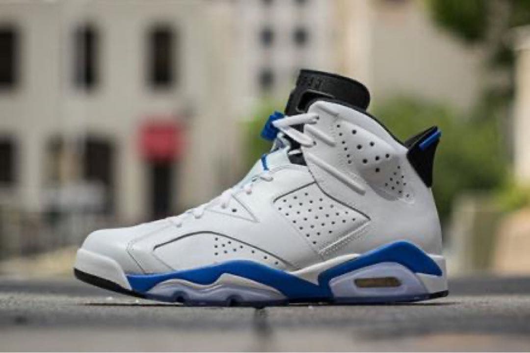 シューズ(男性用) AIR JORDAN 6 RETRO OG SPORT BLUE