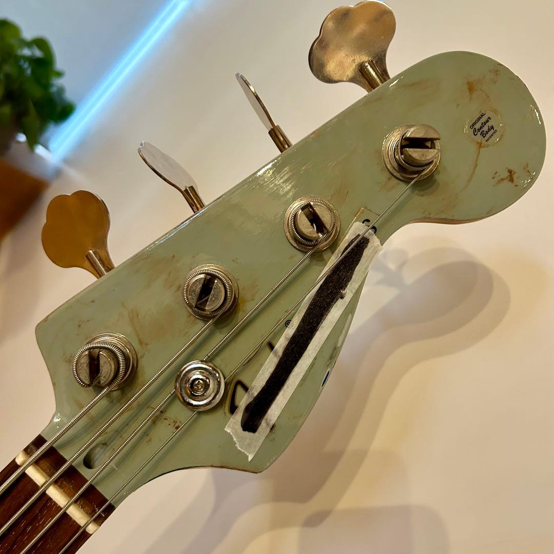 梟鸚鵡**ミントグリーン レリック仕様ジャズベース