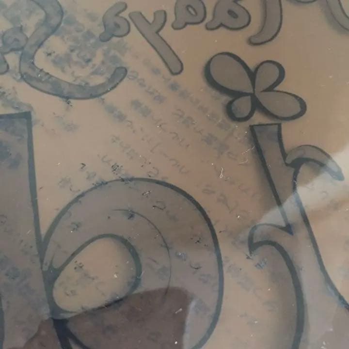 坂本真綾　直筆サイン　ポストカード　ラジオ ビタミンM