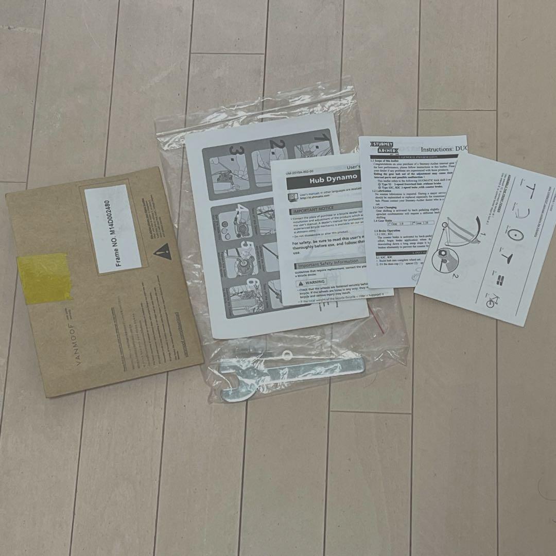 【送料込み】VANMOOF M2　3.2Noir　色褪せあり