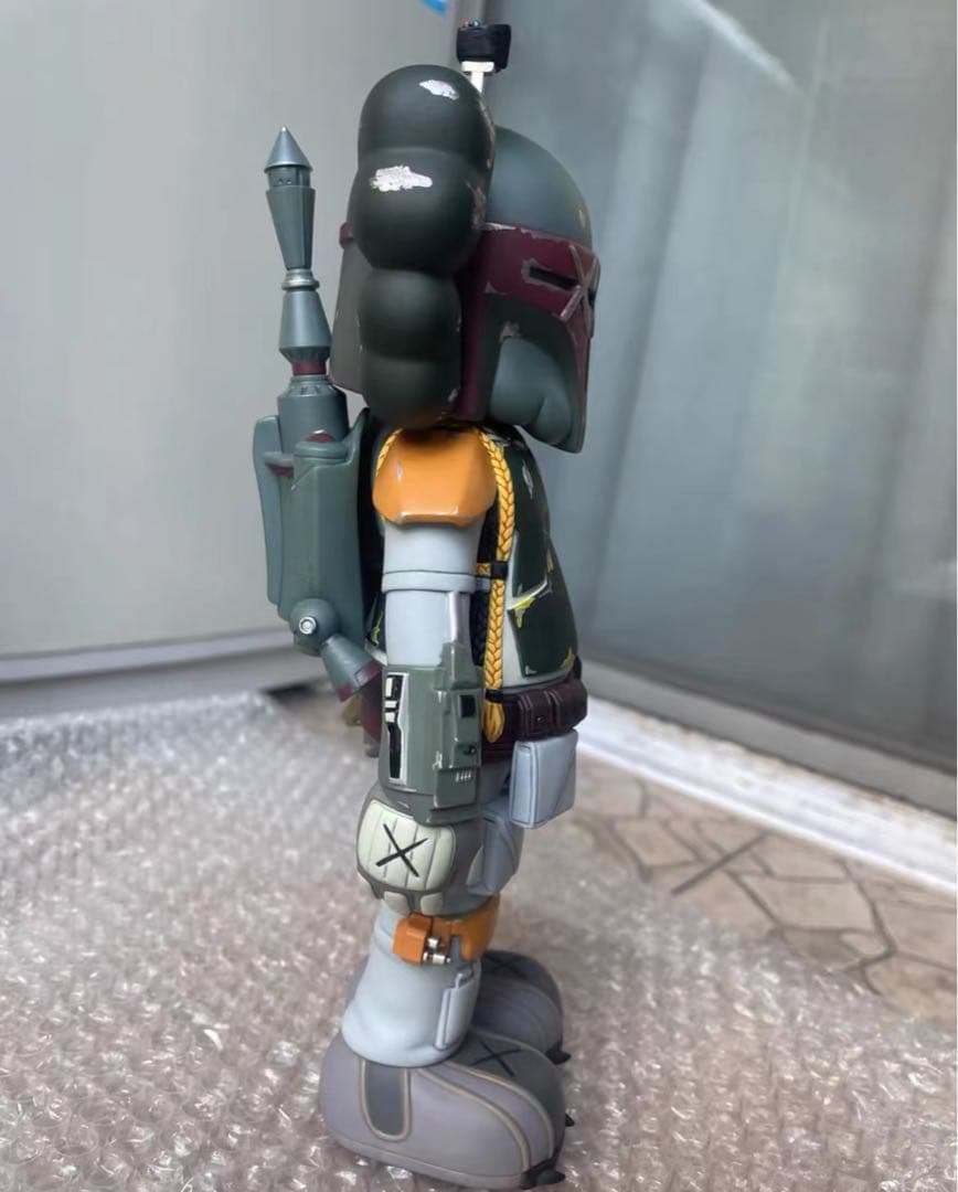 KAWS ×STARWARS×MEDICOMTOY Boba Fett カーキ
