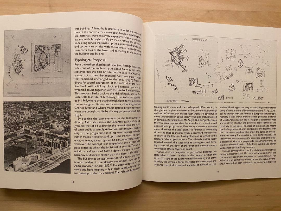 Alvar Aalto アルヴァ•アールト 文化の家 洋書 折込み図面付 貴重本