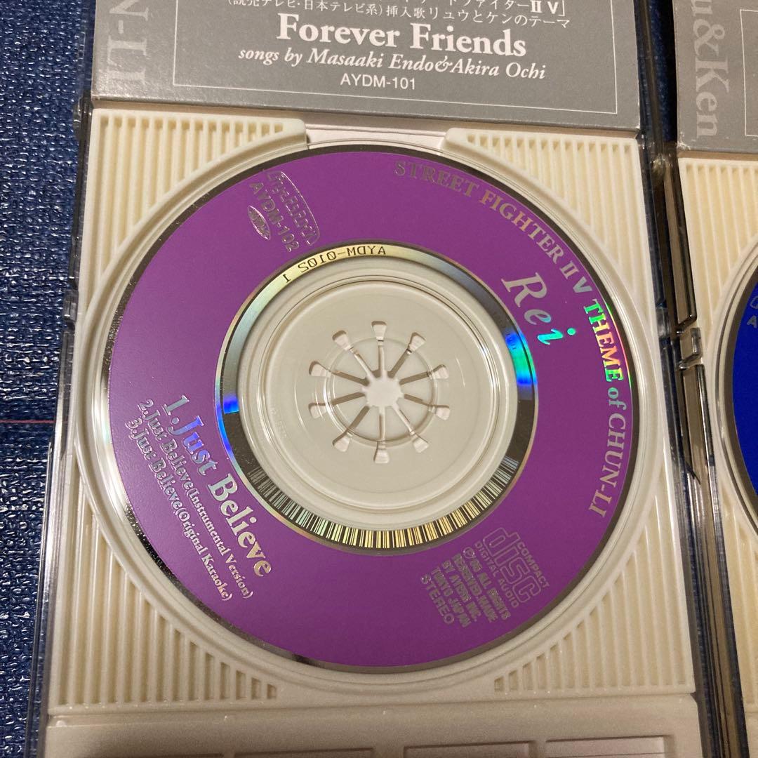 ストリートファイターⅡ Ⅴ 春麗　リュウとケンテーマ　8センチ8cmシングルCD