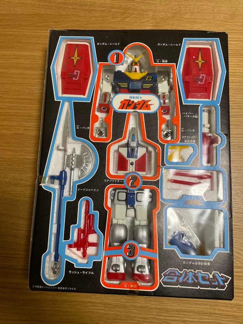 クローバー 機動戦士ガンダム 合体セット 超合金 昭和レトロ