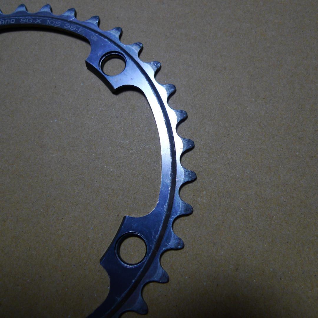 シマノ　デュラエース　FC-7800用　チェーンリング　52T－39T　シルバー