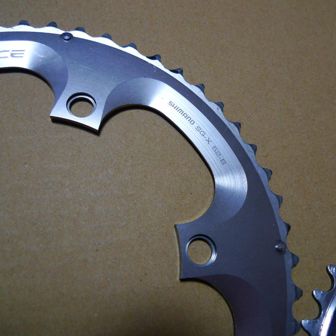 シマノ　デュラエース　FC-7800用　チェーンリング　52T－39T　シルバー