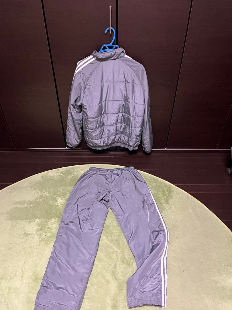アディダスセットアップ　中綿　ダウン　ウォーマー　M