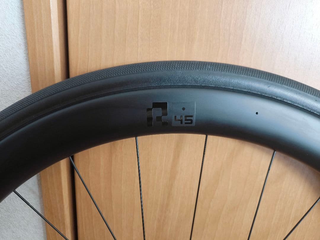 キャノンデール ホログラム R45 カーボン ホイール 前後セット(タイヤ付)