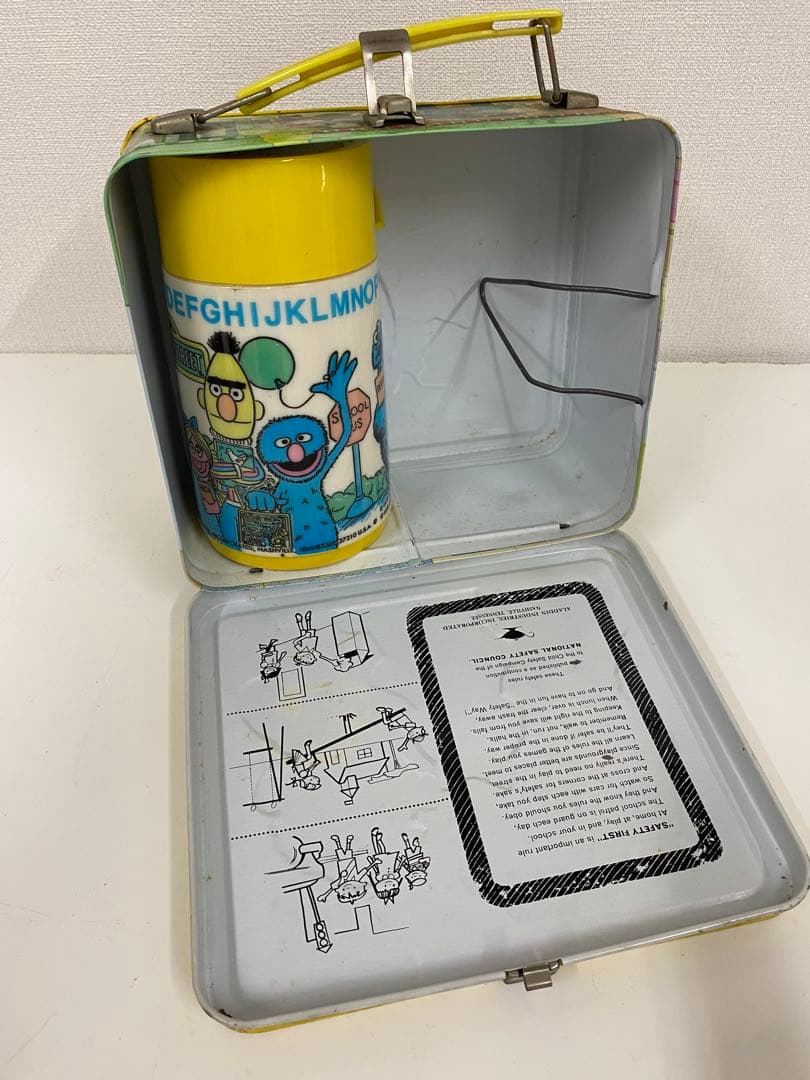 セサミストリート　ランチボックス水筒　ビンテージ