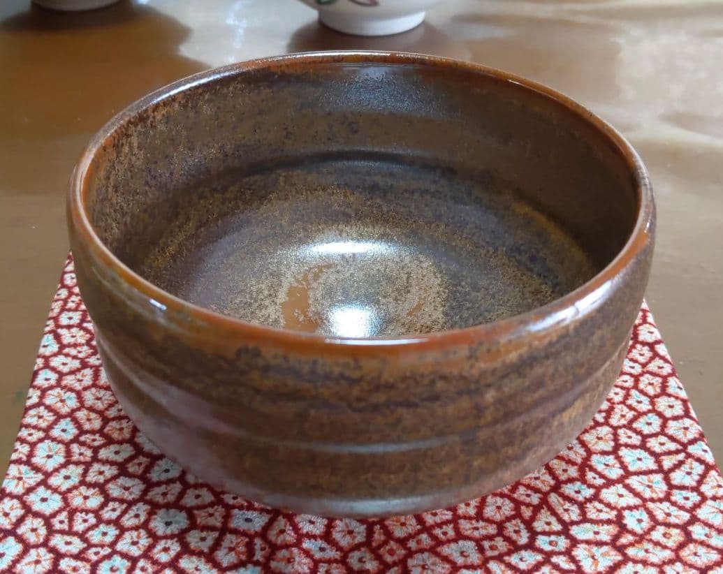 ご売約済です。九谷焼　抹茶茶碗