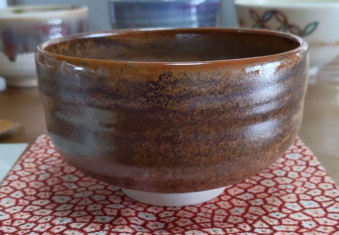 ご売約済です。九谷焼　抹茶茶碗