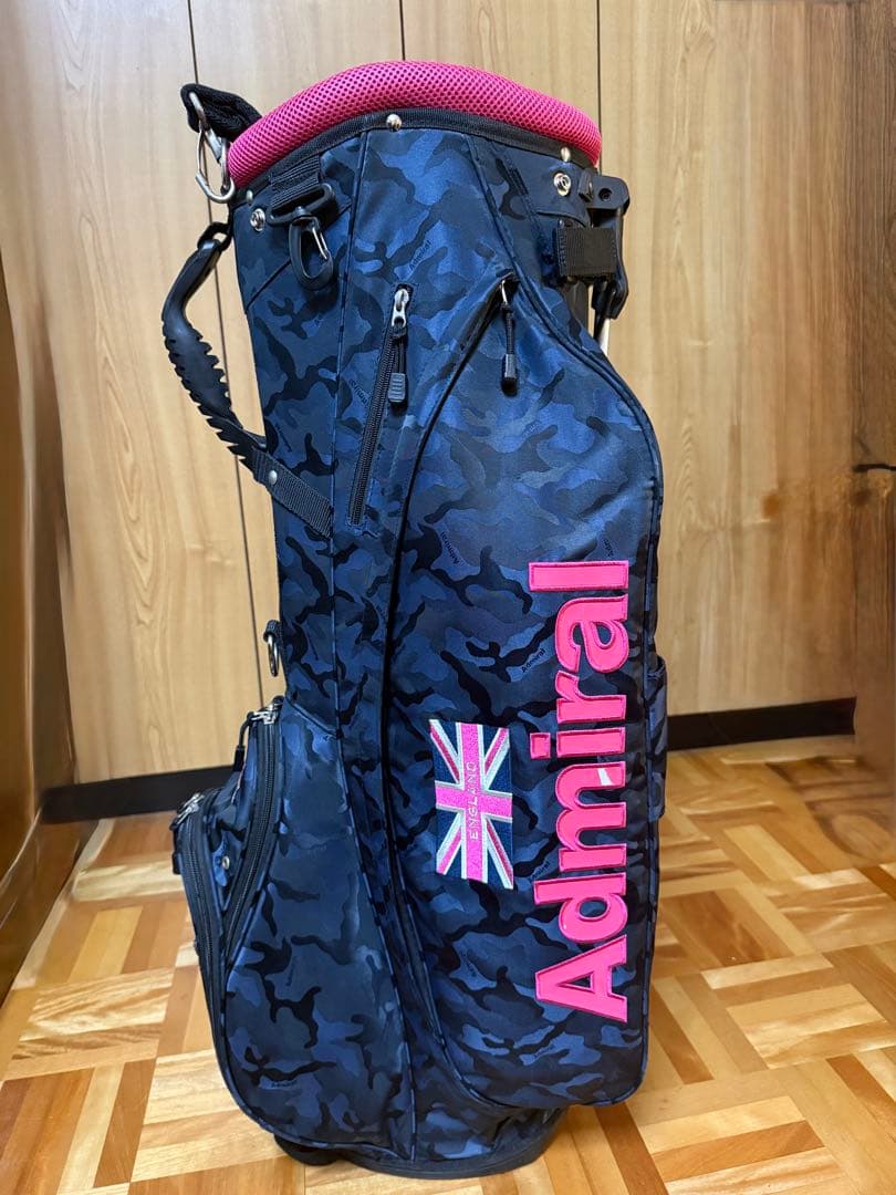 Admiral GOLF NETWORKコラボ 迷彩柄スタンドキャディバッグ
