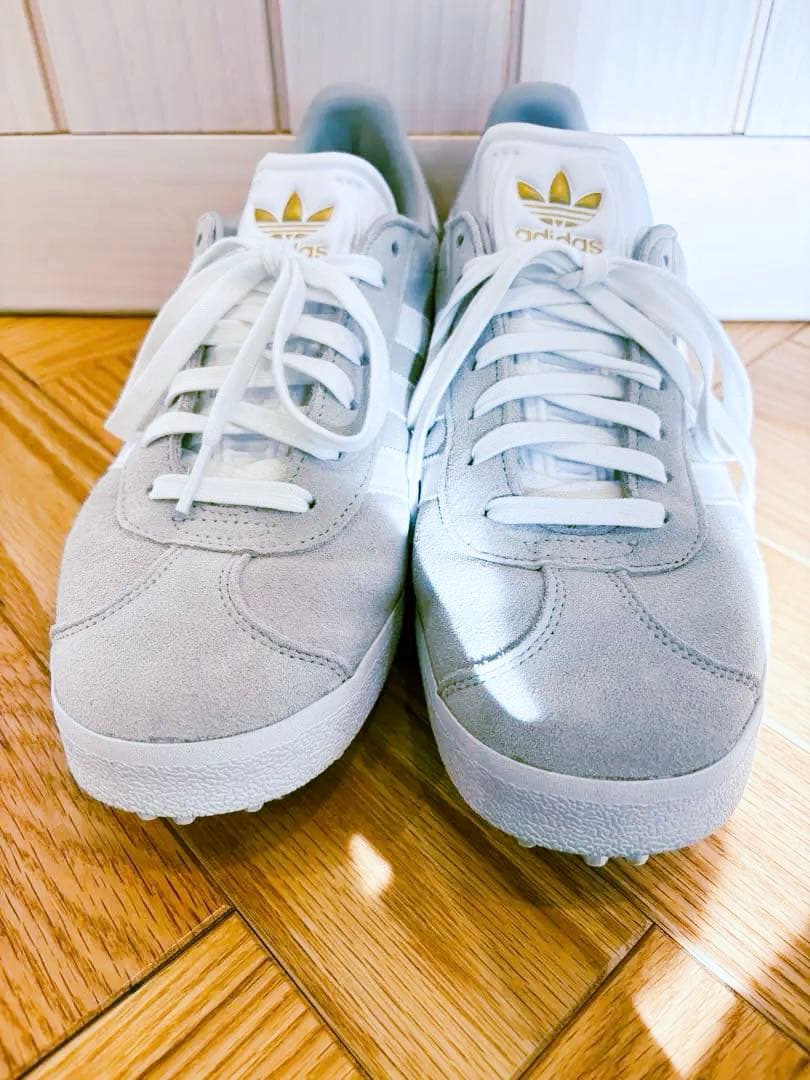 【超美品】【1ラウンド使用】アディダス　カゼルゴルフシューズ　メンズ29.5cm