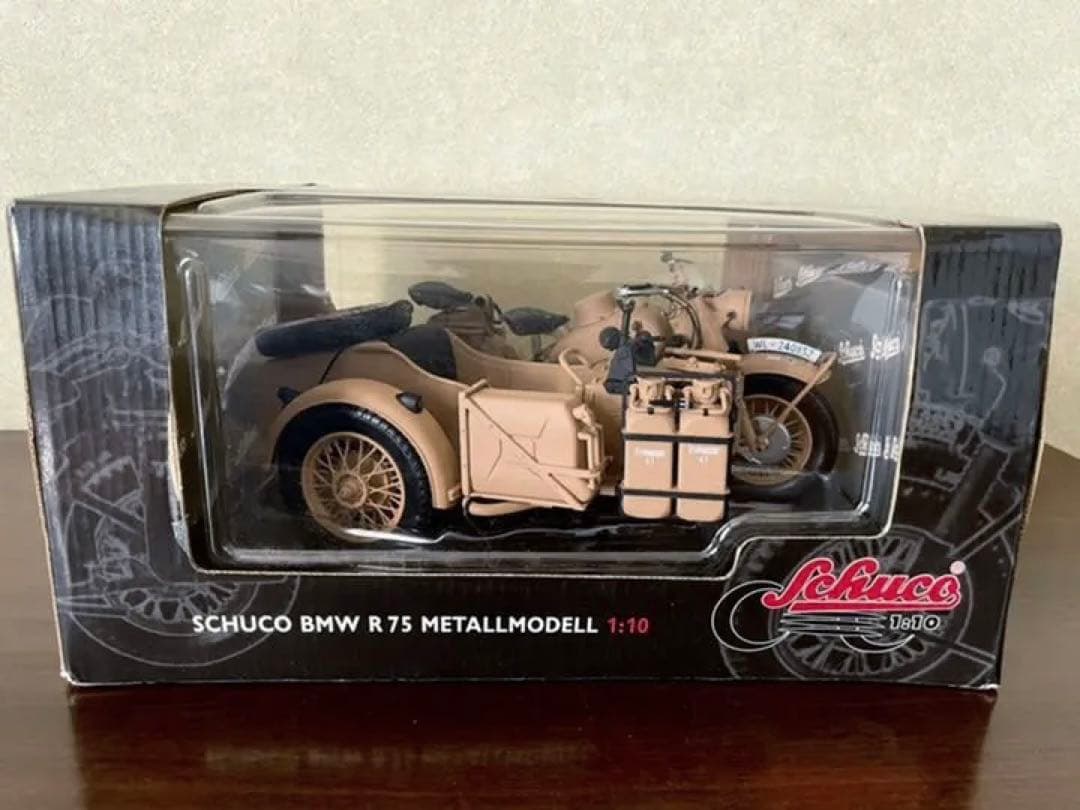 価格変更 1/10 シュコー  R75 サイドカー ドイツアフリカ軍団仕様