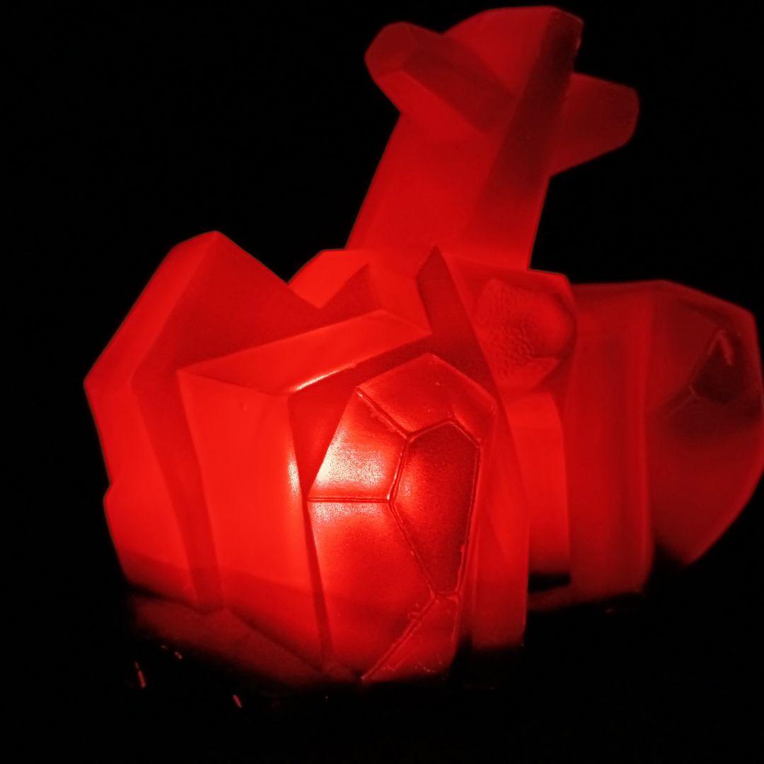 怪獣郷 「プリズ魔」 怪獣 ソフビ 発光改造品 帰ってきたウルトラマン