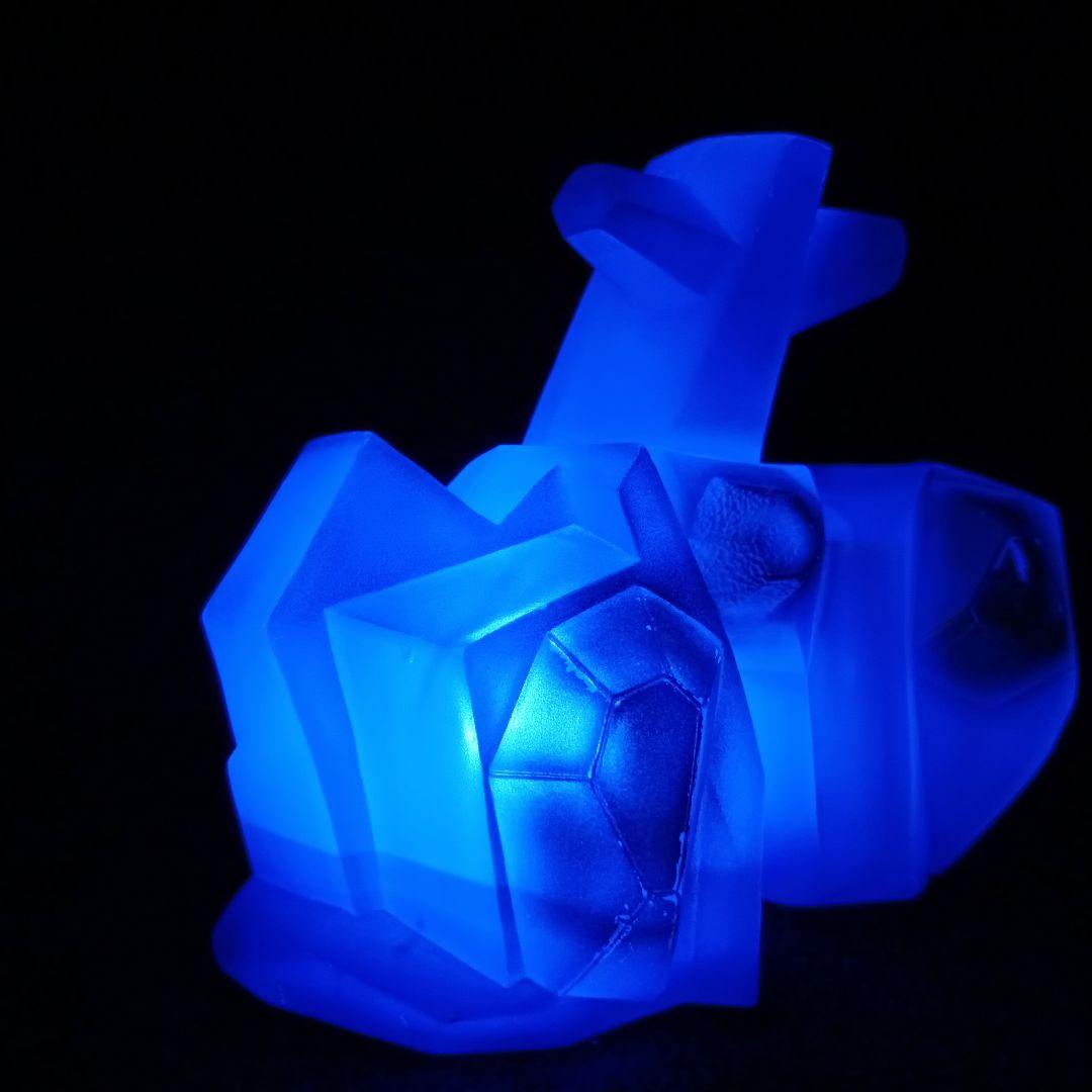 怪獣郷 「プリズ魔」 怪獣 ソフビ 発光改造品 帰ってきたウルトラマン