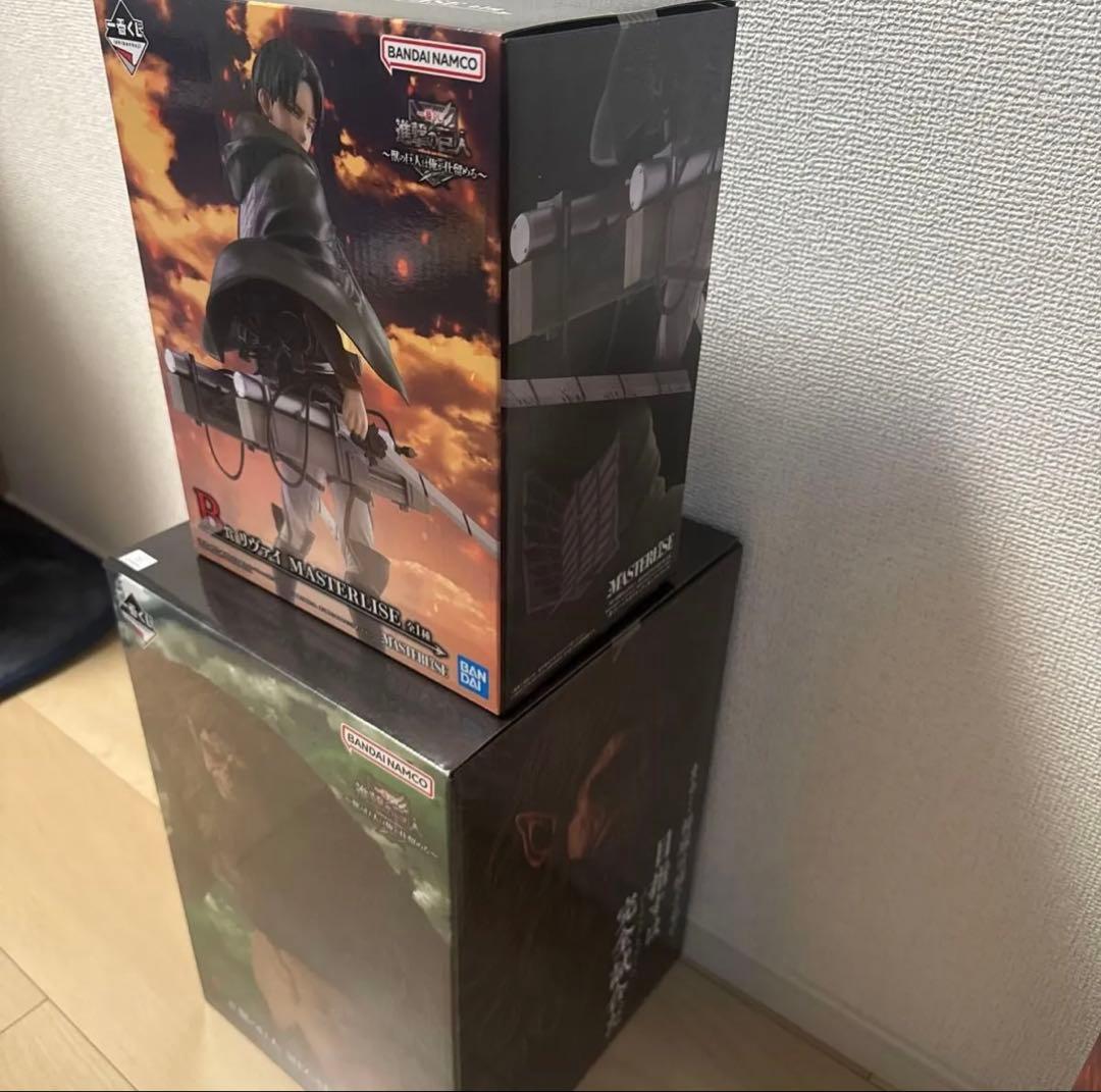 一番くじ 進撃の巨人 ～獣の巨人は俺が仕留める～　A賞、B賞、ラストワン賞