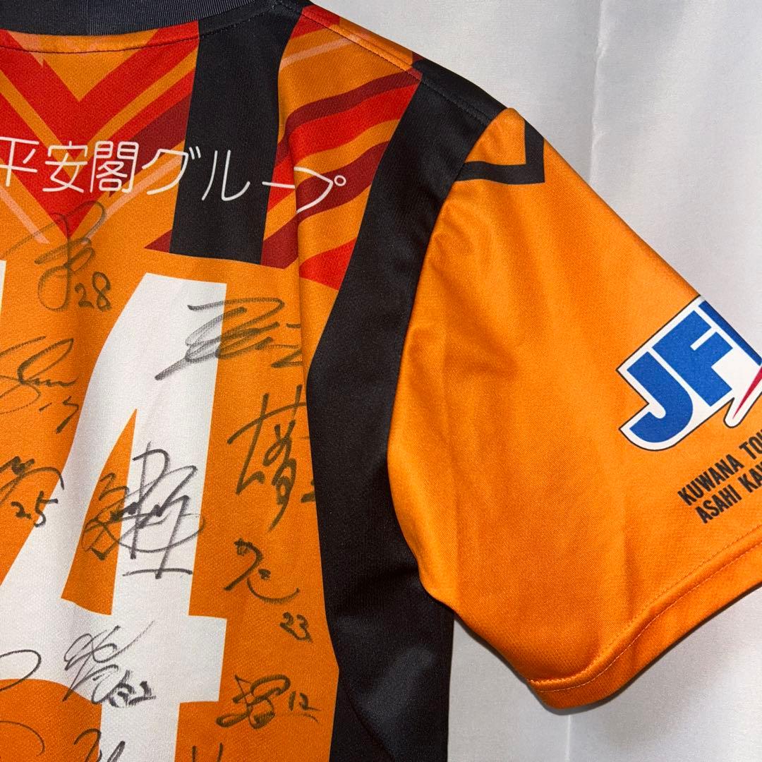 希少　ヴィアティン三重 JFLユニフォーム 選手サイン入り　サイズS