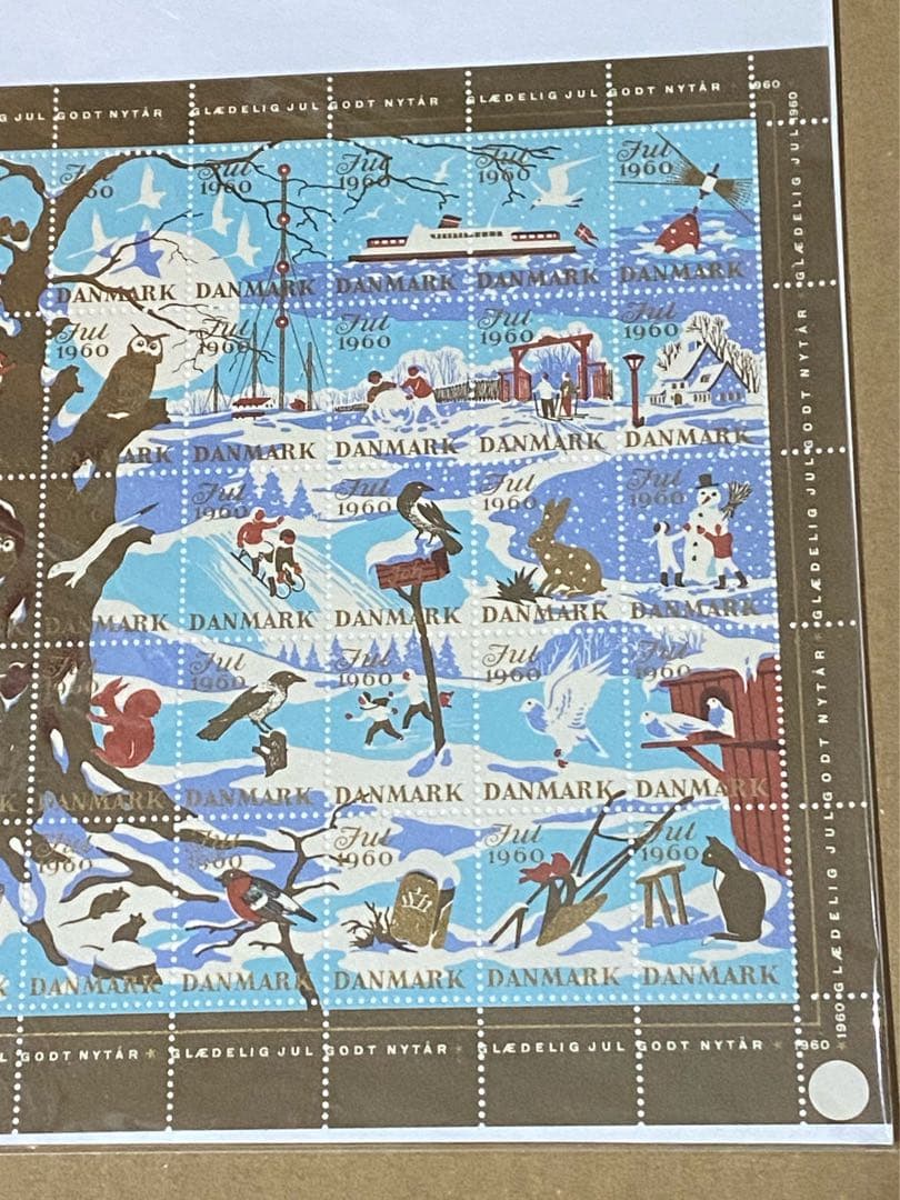 デンマーク クリスマス・シール 1960年