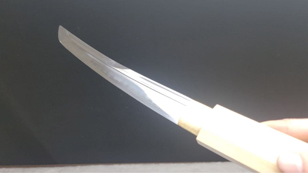 白鞘八角小烏丸 脇差 日本刀 模造刀 鑑賞用 武具