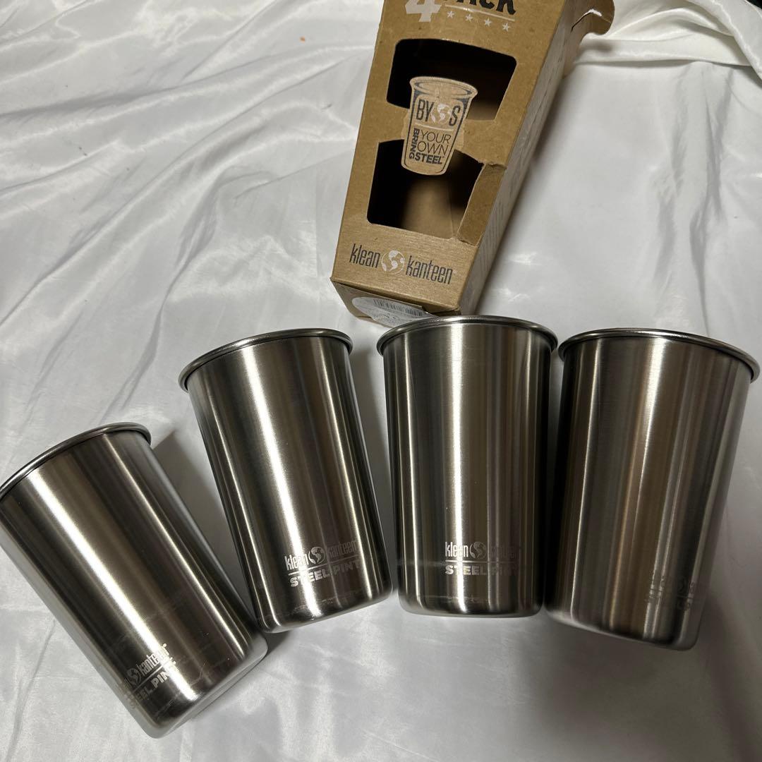 klean kanteen パイントカップ 4pack ステンレス 16oz