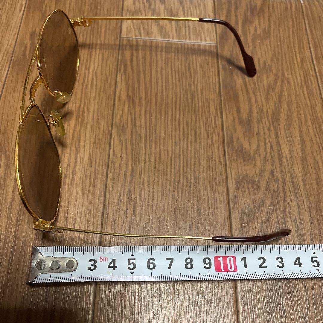 カルティエ サングラス　メタルフレーム　トリニティゴールド140　ヴィンテージ物