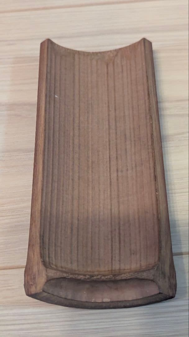 煎茶道具　仙媒　茶合　茶則　茶量　竹　煎茶　茶道　骨董　古美術