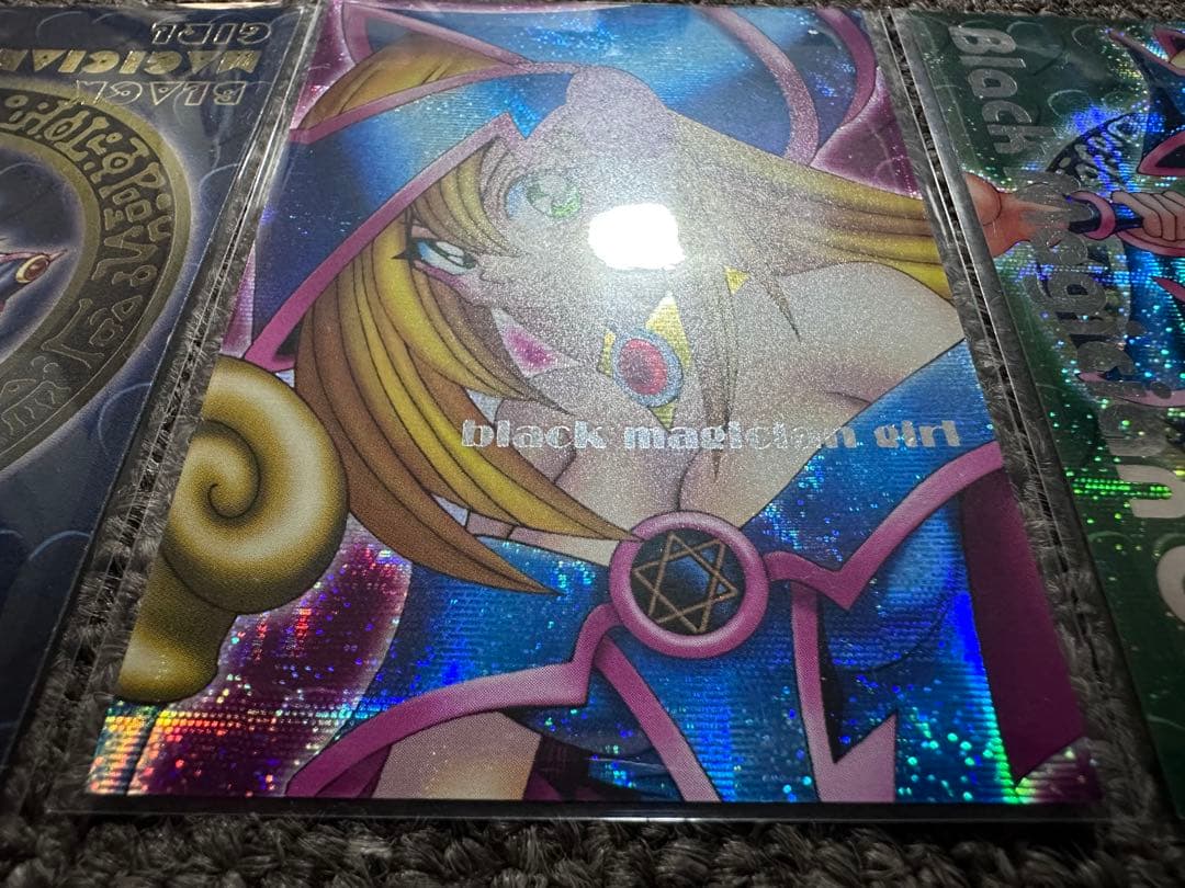 DDM 特典 ブラック・マジシャン・ガール 3枚セット 遊戯王 カード 2001