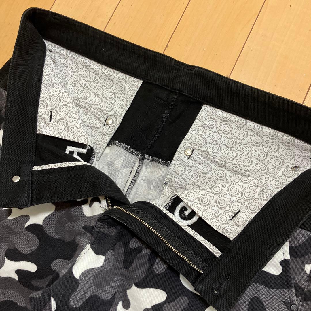 PEARLY GATES パーリーゲイツ　パンツ　カモフラ　グレー　サイズ6