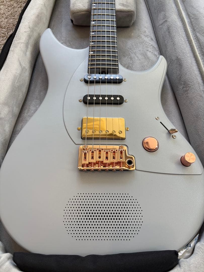 Enya Inspire ライトグレー　エレキギター　アンプ内蔵