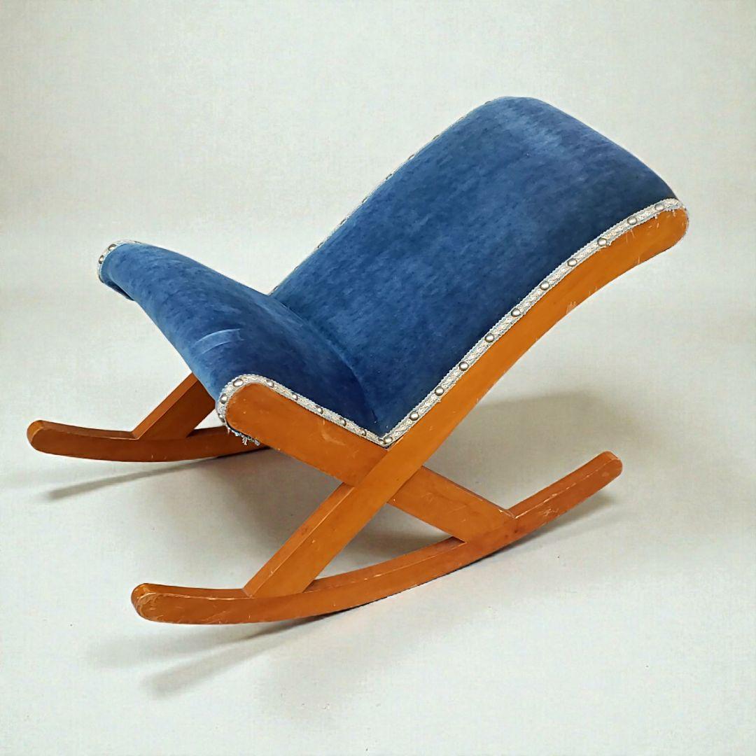 希少 英国 スコットランド製 アースキン ロッキング レッグレスト アンティーク