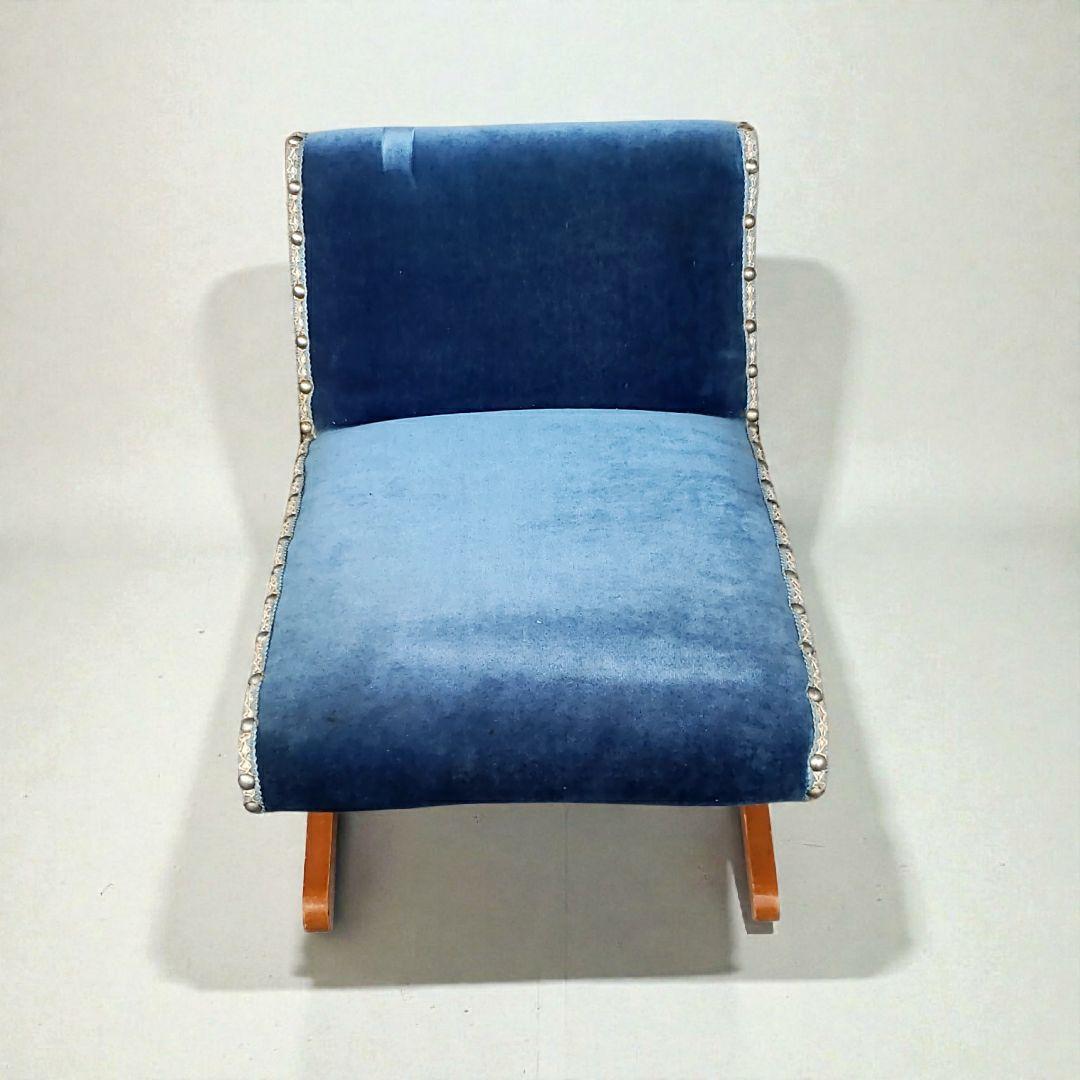 希少 英国 スコットランド製 アースキン ロッキング レッグレスト アンティーク