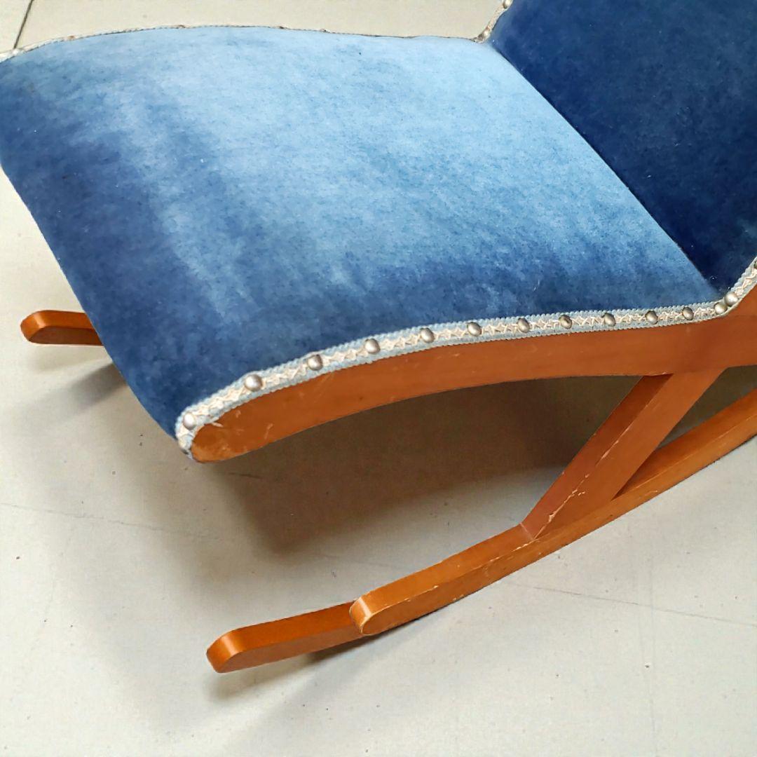 希少 英国 スコットランド製 アースキン ロッキング レッグレスト アンティーク