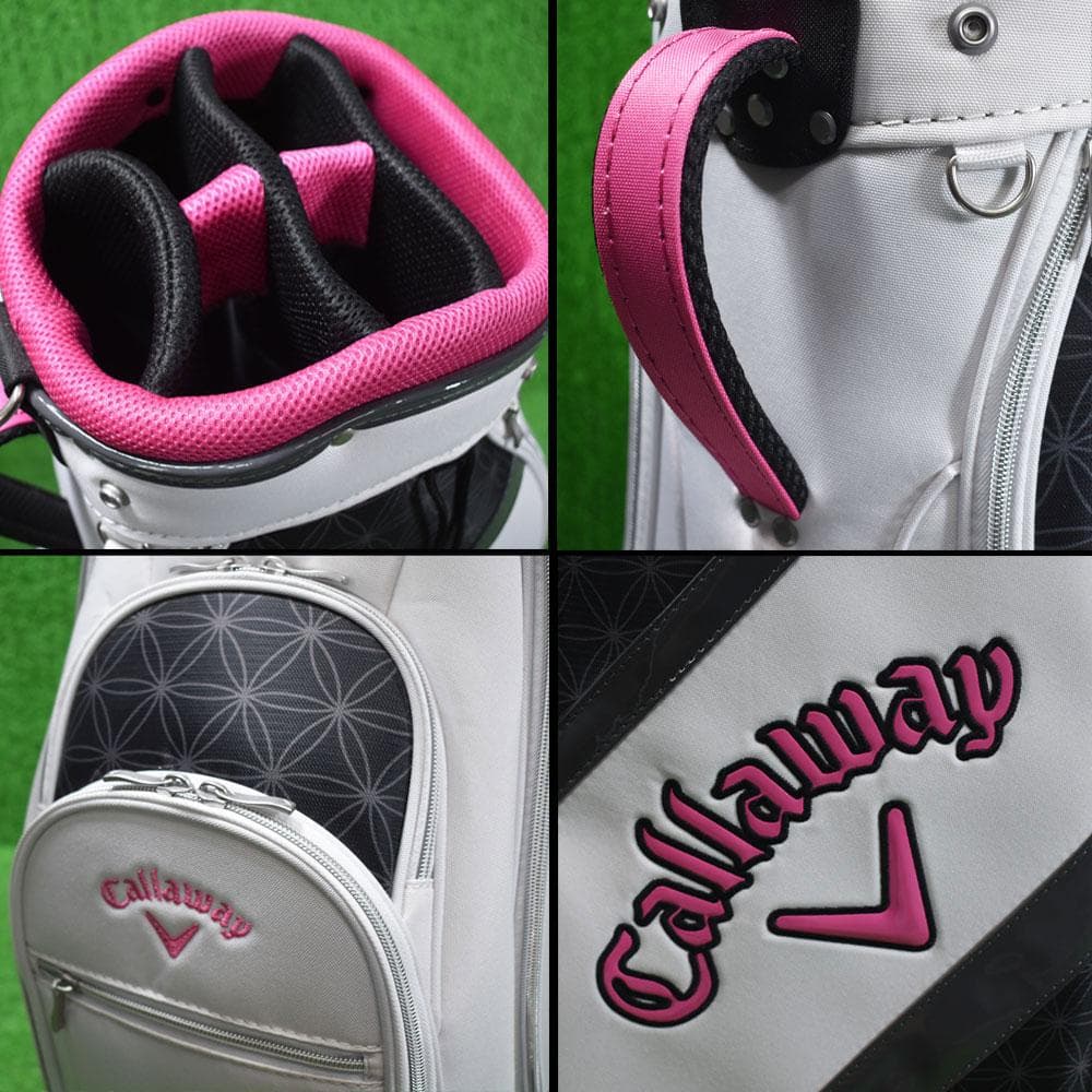 Callaway/キャロウェイ レディース キャディバッグ８型【ホワイト】美品！