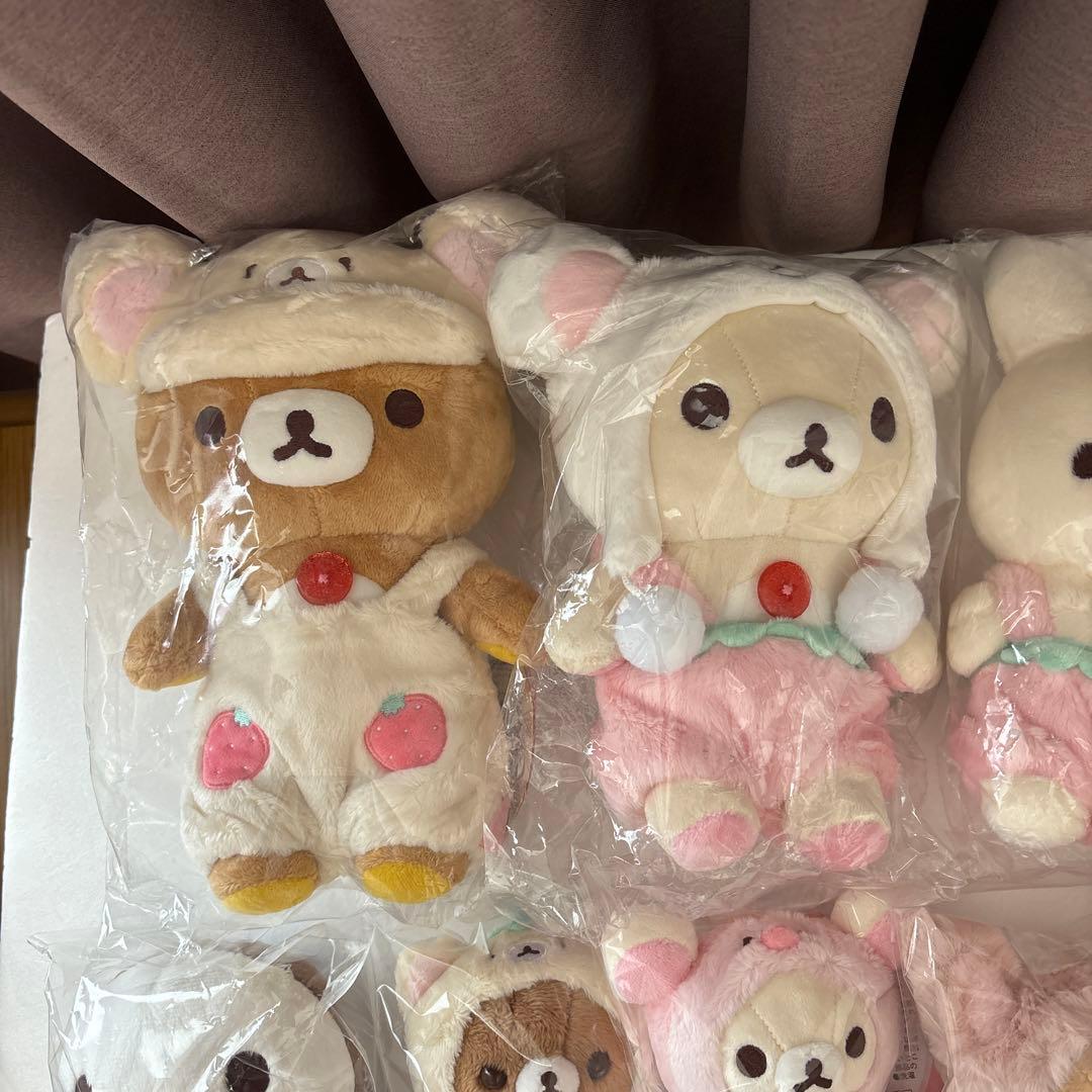 コリラックマ　いちごないちにち　ぬいぐるみ　全種セット