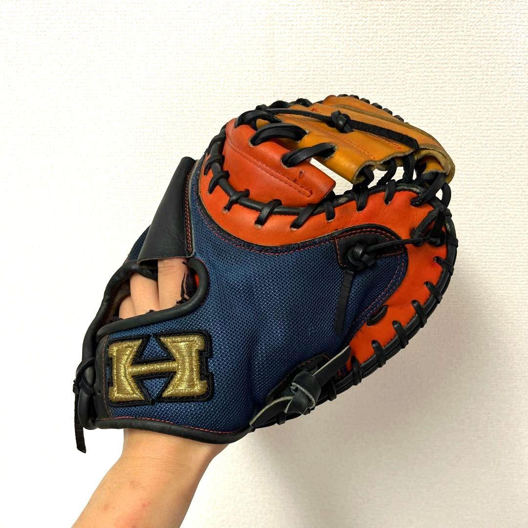 627 ハイゴールド 心極 型抜群 即戦力 軟式 キャッチャーミット