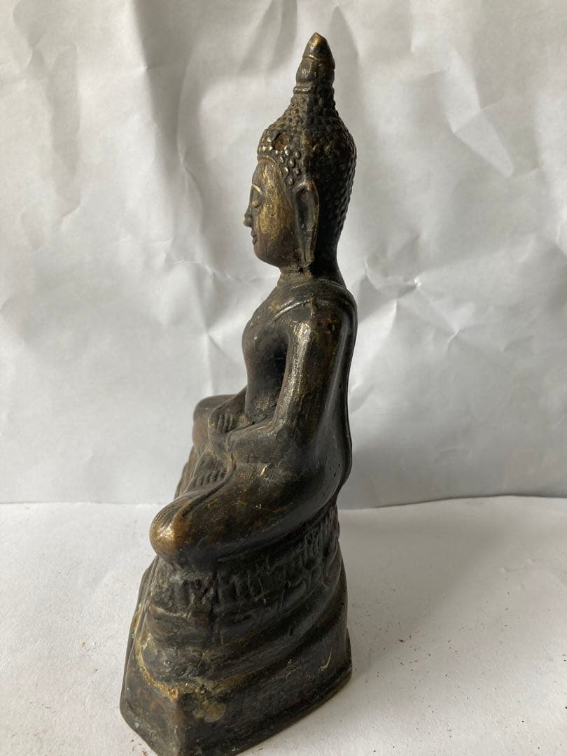 古仏像，清時代，古銅製，中國古美術。