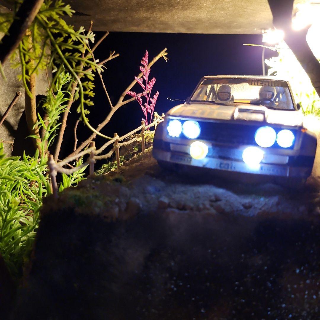 1/24　 フィアット　131　ラリー　ジオラマ