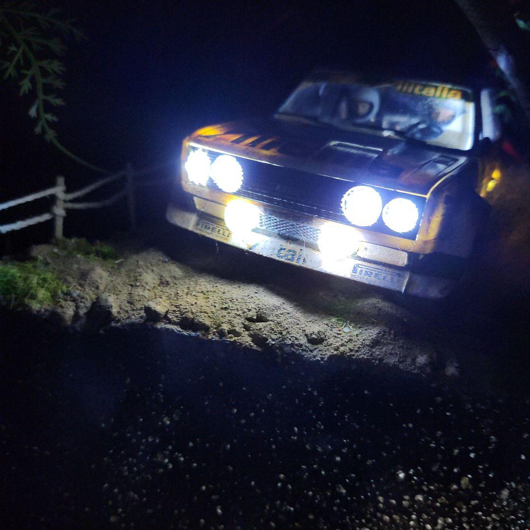 1/24　 フィアット　131　ラリー　ジオラマ