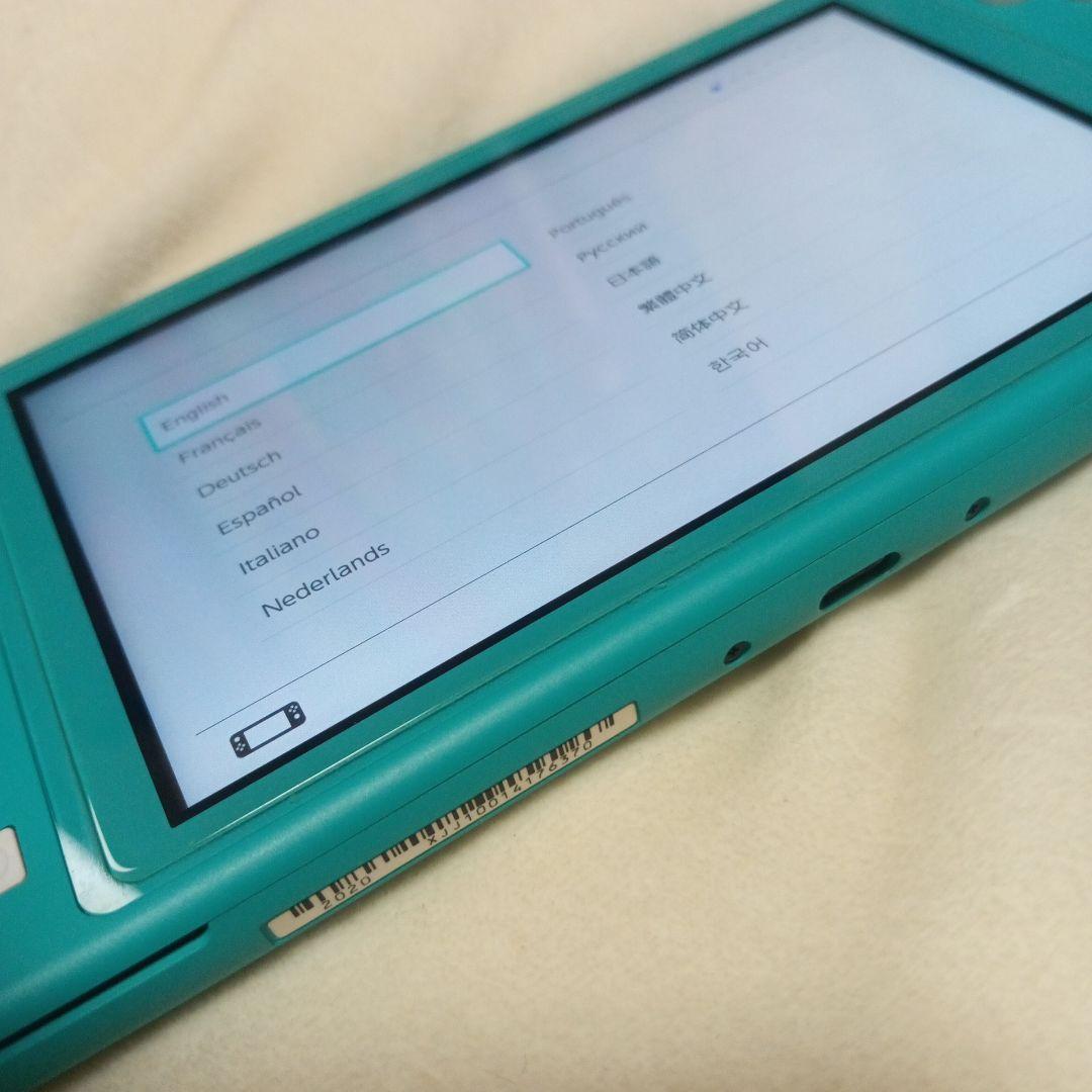 Nintendo Switch Lite ターコイズ 動作問題なし SDカード付