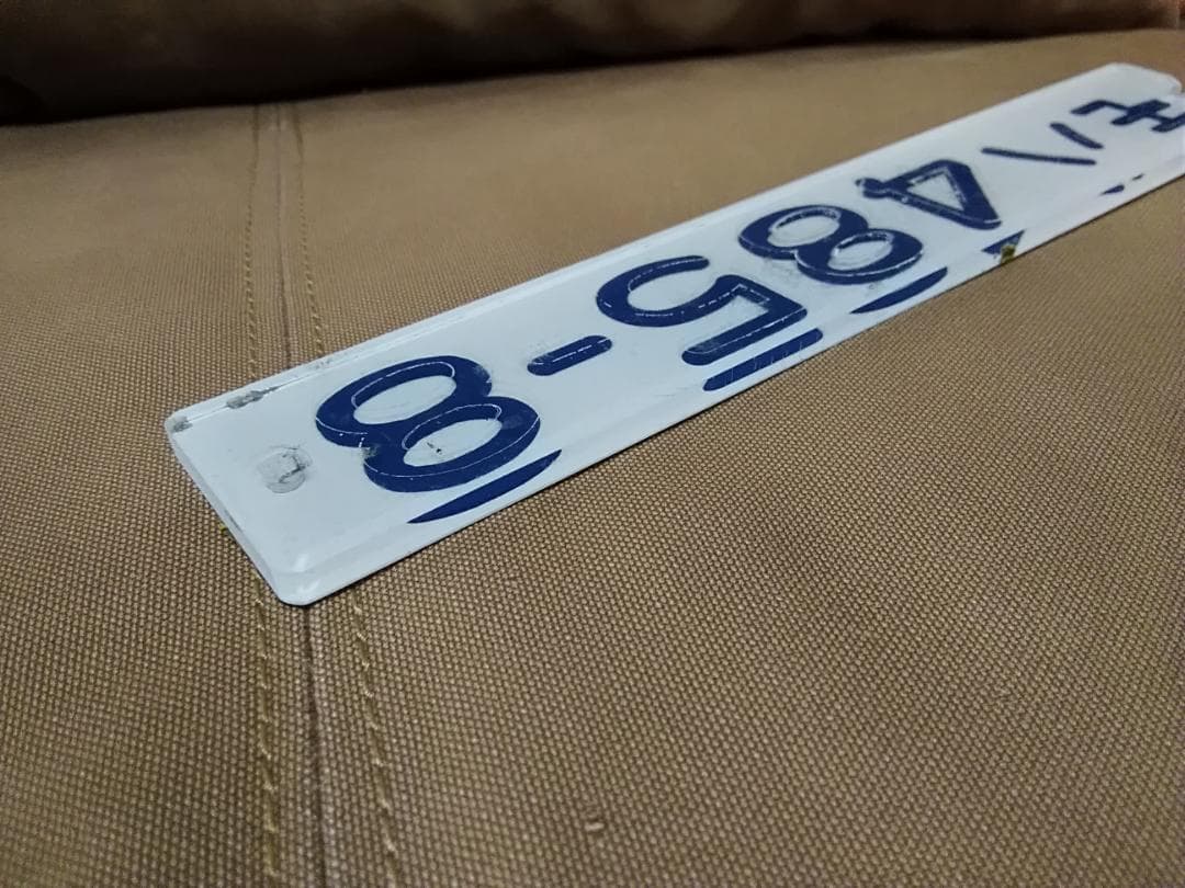 車内形式板車内型式板 モハ485-8 485系　サボ　特急ひばり　ひたち常磐線